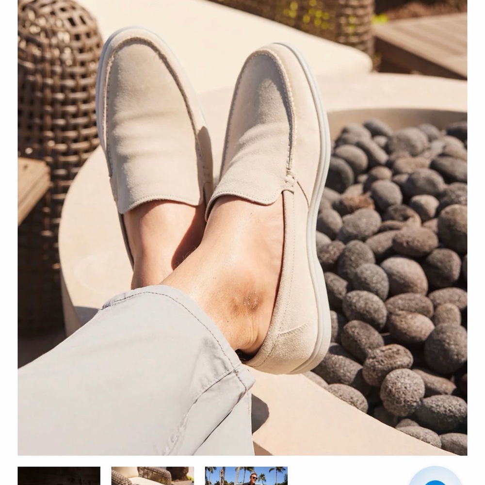 Collars and Co Beige Slip-On Loafers for Men